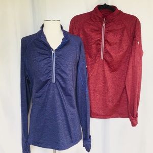 SOLD. Quarter-zip Pullover - Set of 2